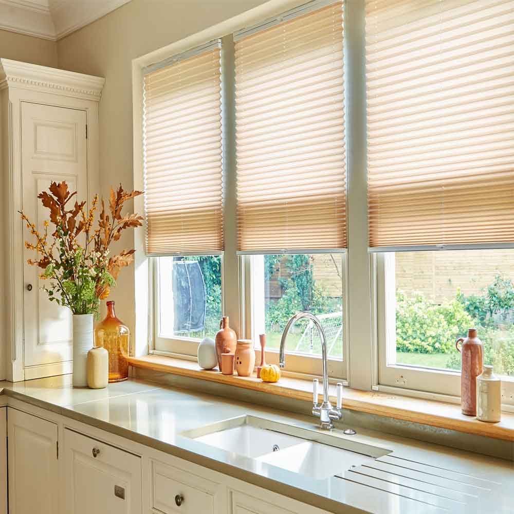 Pleated blinds in Derbyshire